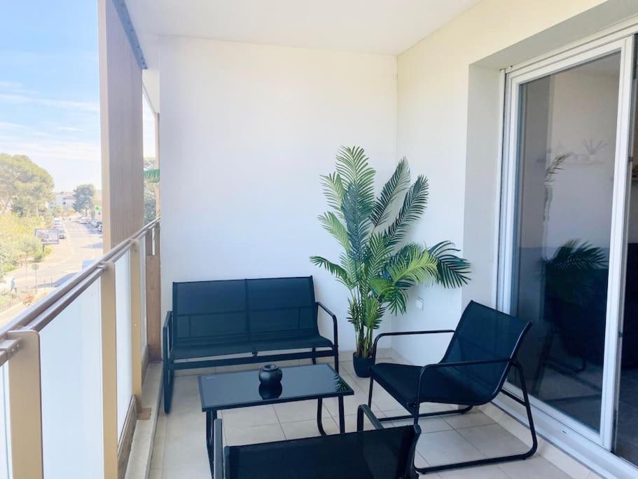 Marcenac - T2 En Residence, Clim, Parking, Terrasse Sete Exterior photo